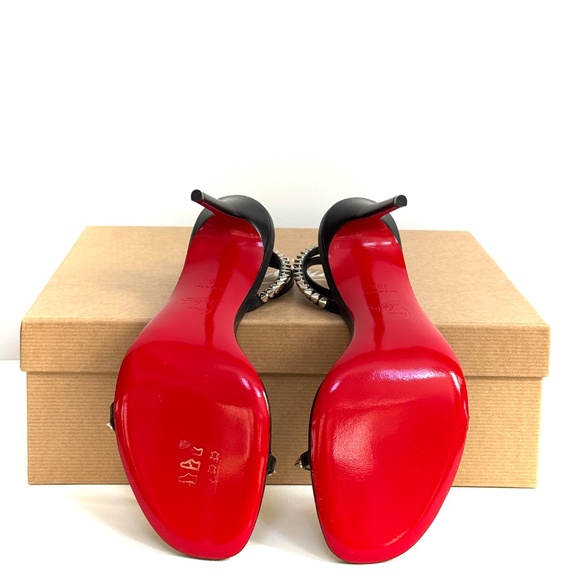 Christian Louboutin So Me Studded Sandals US 8.5  / NEW - Picture 10 of 16